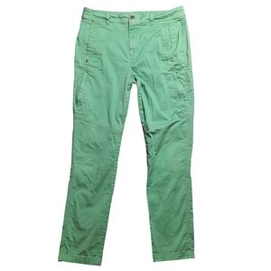 Eddie Bauer Adventure Trail Crop Pants Teal SZ Tall 12